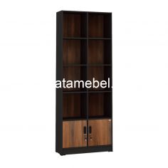 Book Cabinet Size 80 - Activ Galant BCD 80 / Pasific Oak - Black 